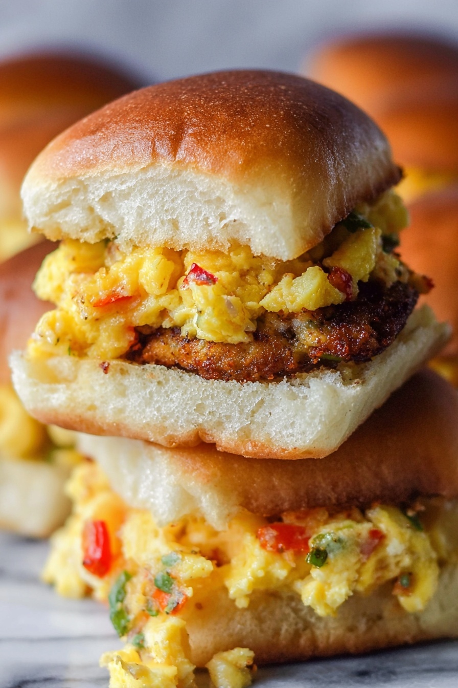 Hawaiian breakfast sliders - Serving Suggestion
