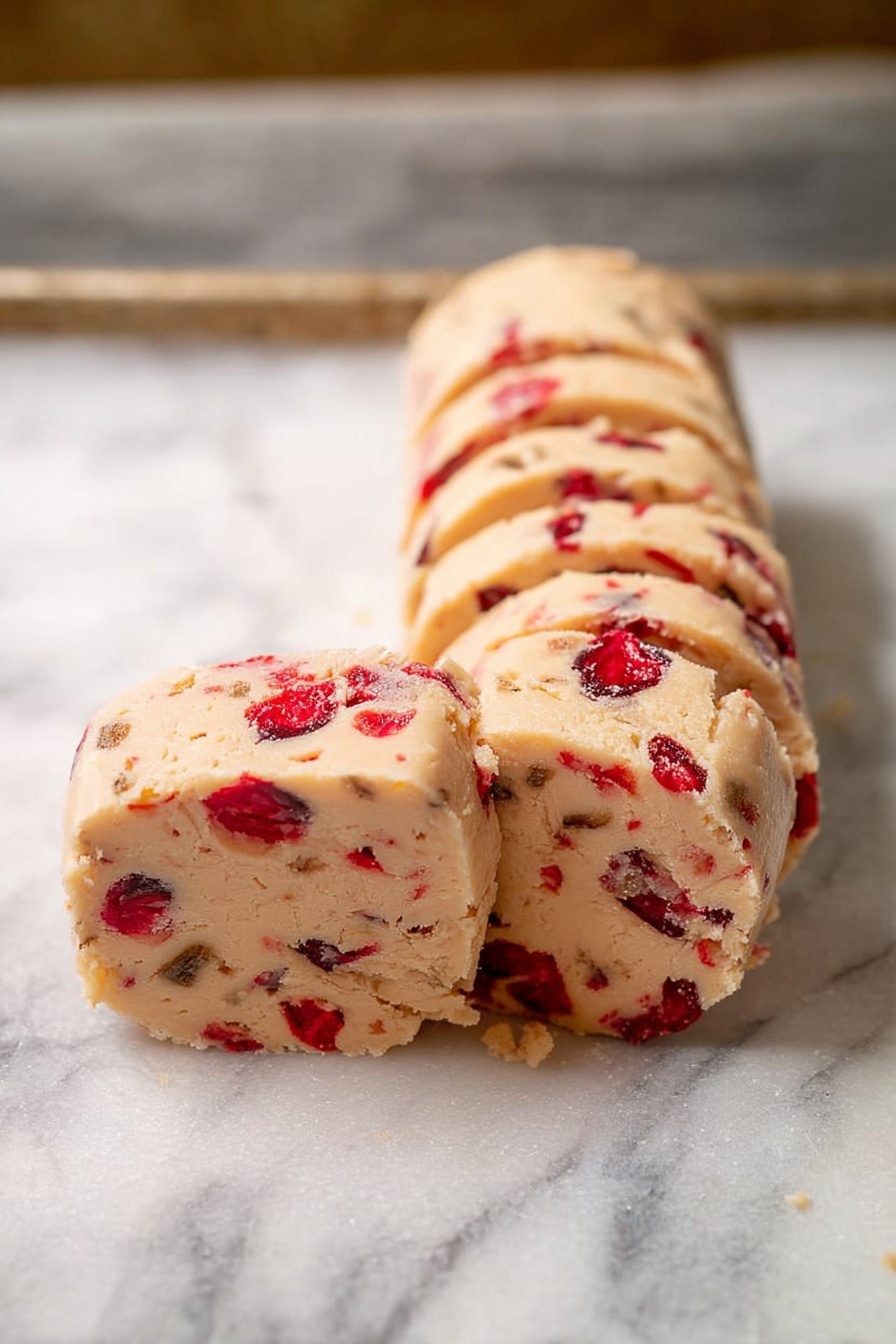 Christmas Nut Cherry Cookies - Serving Suggestion